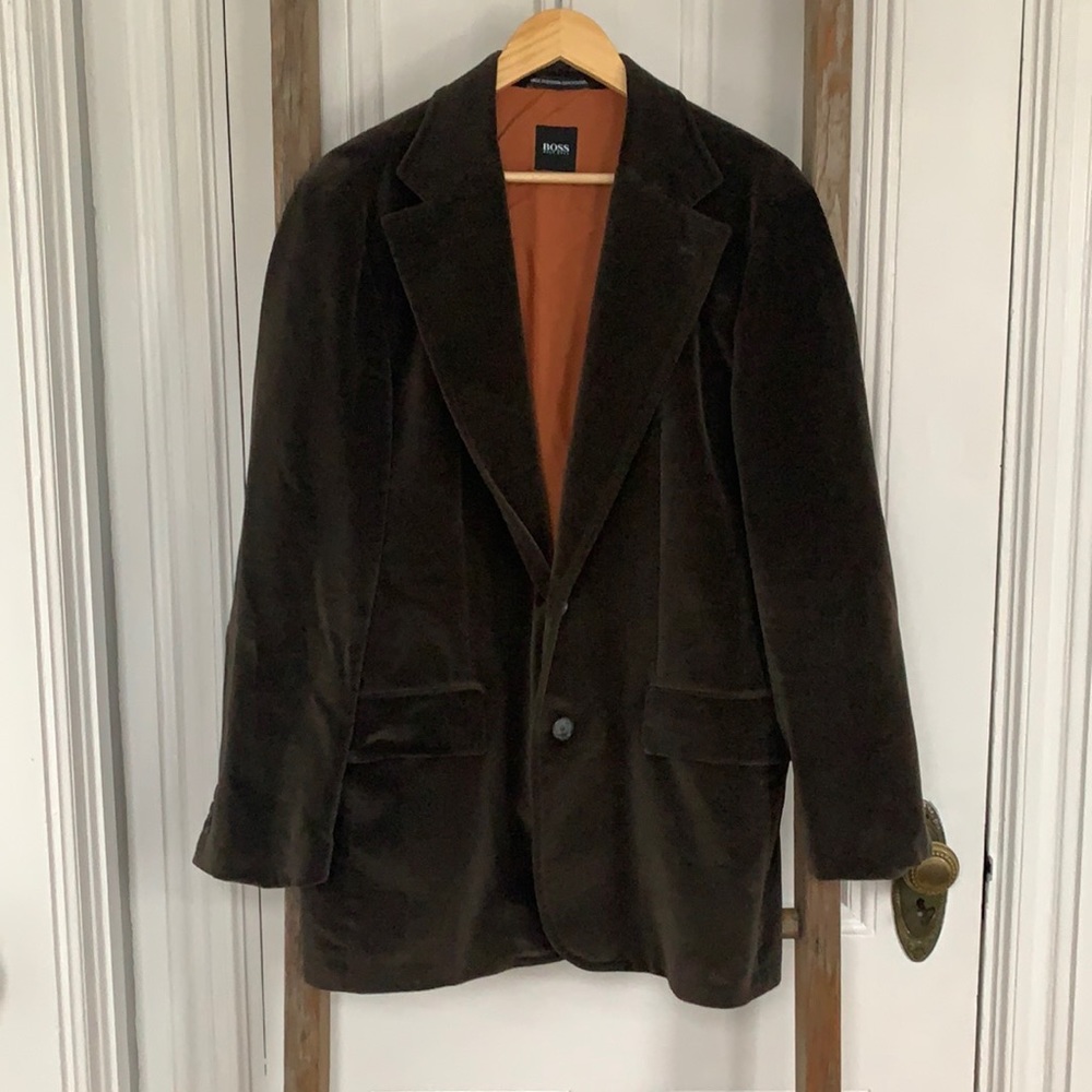 Brown Hugh Boss Jacket - Size Small/Medium